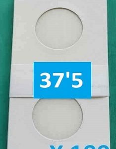Coin Holder 37,50 mm (Qty: 100)