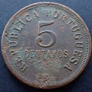 Angola 5 Centavos 1923