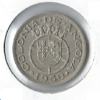 Angola 50 cents 1950