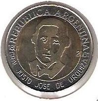 Argentina 1 Peso 2001 Jose de Urquiza