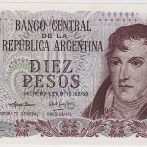 Argentina 10 Pesos 1973-76