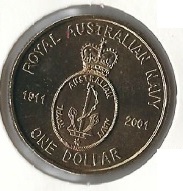 Australia 1 Dollar 2001 - Navy