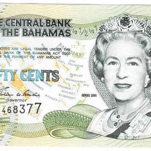 Bahamas 1/2 Dollar 2001