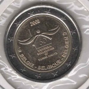 Belgium 2 Euro 2008 Human Rights