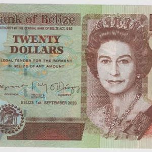 Belize 20 Dollars 2017