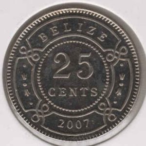 Belize 25 Cents 2007