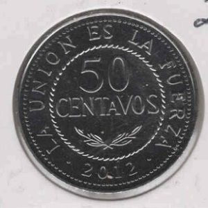 Bolivia 50 Centavos 2012