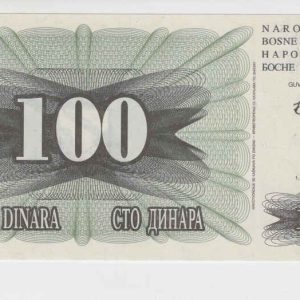 Bosnia 100 Dinara 1992