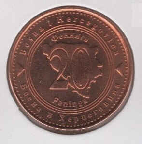 Bosnia 20 Fening 2004