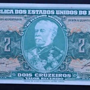Brazil 2 Cruzeiros 1956