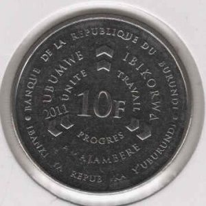 Burundi 10 Francs 2011