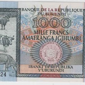 Burundi 1000 Francs 1997