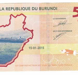 Burundi 500 Francs 2015