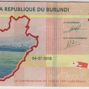 Burundi 500 Francs 2018