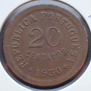 Cape Verde 20 Centavos 1930