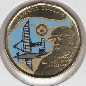 Canada Dollar 2022 Alexander Graham Bell Colored