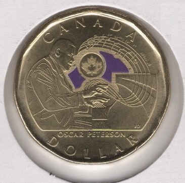 Canada Dollar 2022 Oscar Peterson Colored