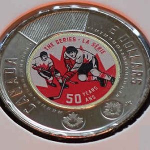 Canada 2 Dollars 2022 Hockey Summit Colored
