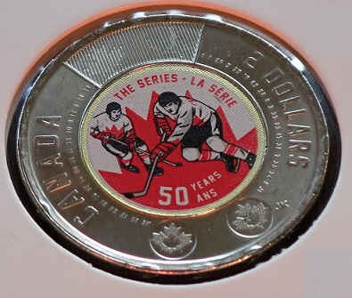 Canada 2 Dollars 2022 Hockey Summit Colored