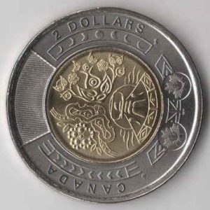 Canada 2 Dollars 2023 National Indigenous Day