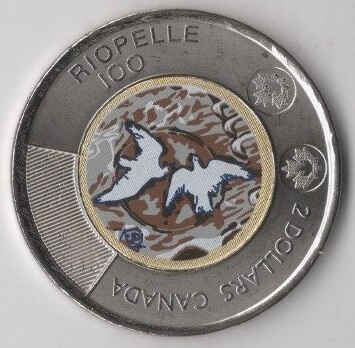 Canada 2 Dollars 2023 Riopelle (Colored)