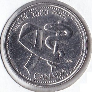 Canada 25 Cents 2000 - Healty