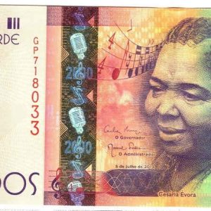 Cape Verde 2000 Escudos 2014 Cesária Évora