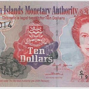 Cayman Islands 10 Dollars 2005