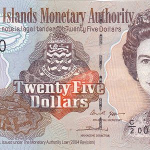 Cayman Islands 25 Dollars 2006
