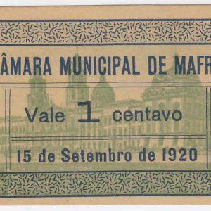 Mafra C.M. 1 Cent 1920 (Rare)