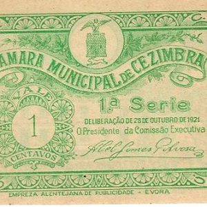 Sesimbra C.M. 1 Cent 1921 (E)