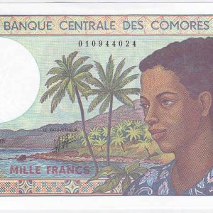 Comoros 1000 Francs (1984)