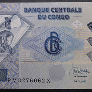 Congo Dem Rep 500 Francs 2022