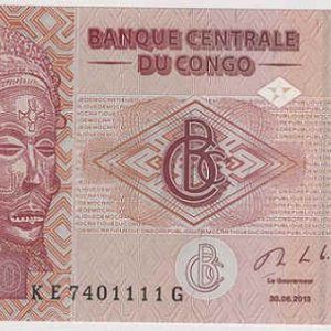 Democratic Republic Congo 50 Francs 2013