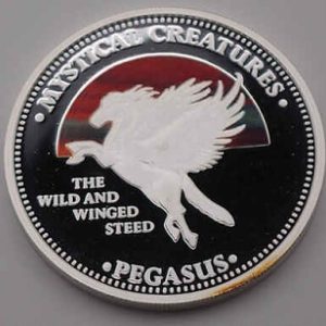 Cook Islands 1 Dollar 2009 Pegasus