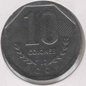 Costa Rica 10 Colones 1992