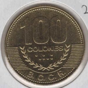 Costa Rica 100 Colones 2014