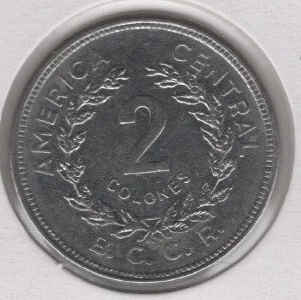 Costa Rica 2 Colones 1982
