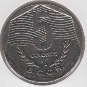 Costa Rica 5 Colones 1993