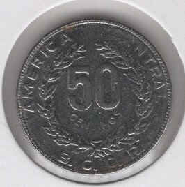 Costa Rica 50 Centimos 1983