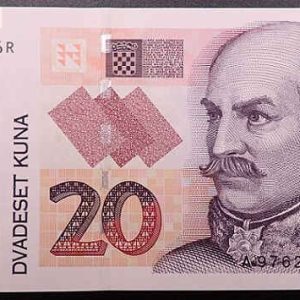 Croatia 20 Kuna 2001