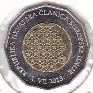 Croatia 25 Kune 2013 European Union