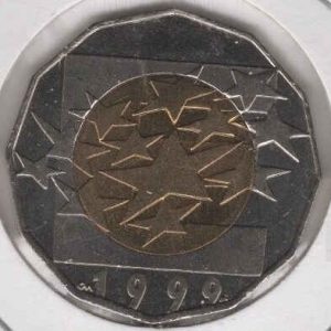 Croatia 25 Kuna 1999 European Union