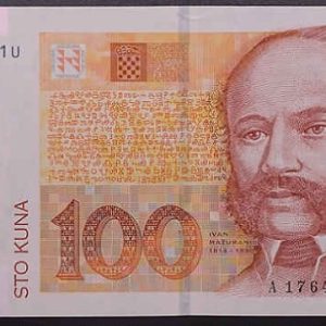 Croatia 100 Kuna 2002