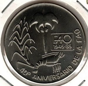 C!ba 1 Peso 1985 FAO