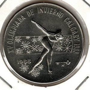 C!ba 1 Peso 1986 Olympics Games Calgary