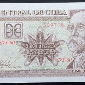 C!ba 10 Pesos 2016