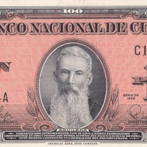 C!ba 100 Pesos 1959