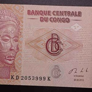 Dem Rep Congo 50 Francs 2013