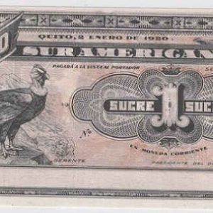 Ecuador 1 Sucre 1920